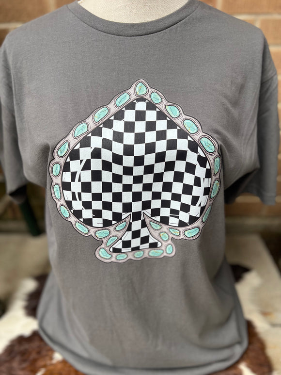 Checker Spade T-Shirt
